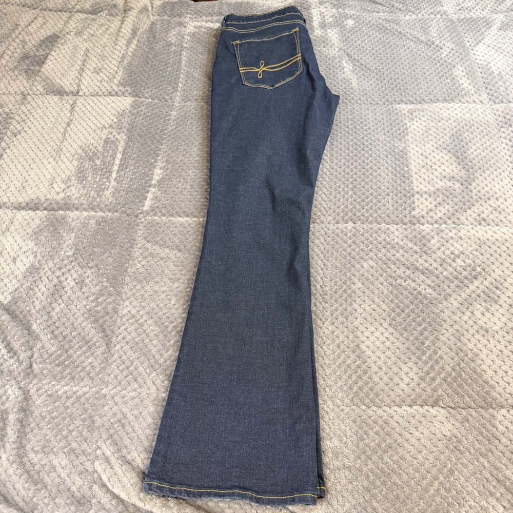 Denizen from Levi's Modern Bootcut Jeans Womens 12M W31 L32 Dark Indigo Blue - Picture 10 of 11